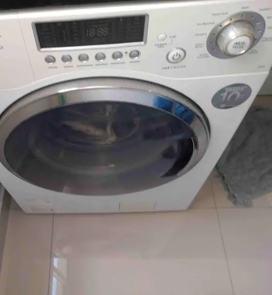 Lava e seca em manutenção